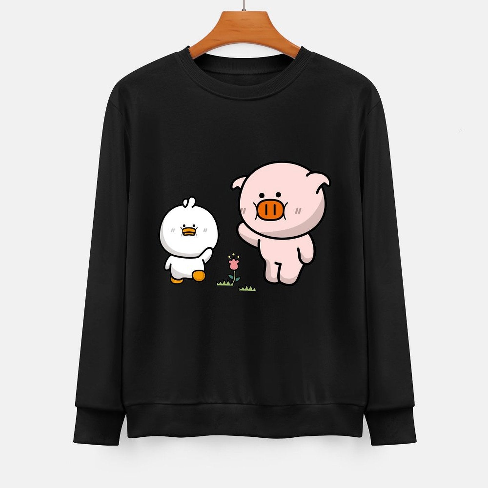 Front Patterned Long Sleeve TopPremiumSeries SimpleFit